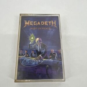 Megadeth - Rust in Peace Cassette  Capitol 1990